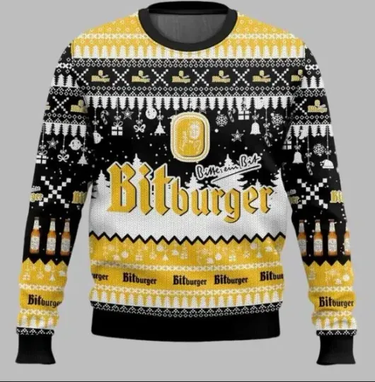 Discover Bitburgerr German Be-Er Ugly Christmas Sweater