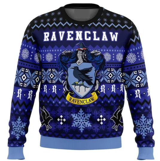 Harry Potter1 Ravenclaw House Ugly Christmas Sweater, Gift For Fans, Christmas Gift