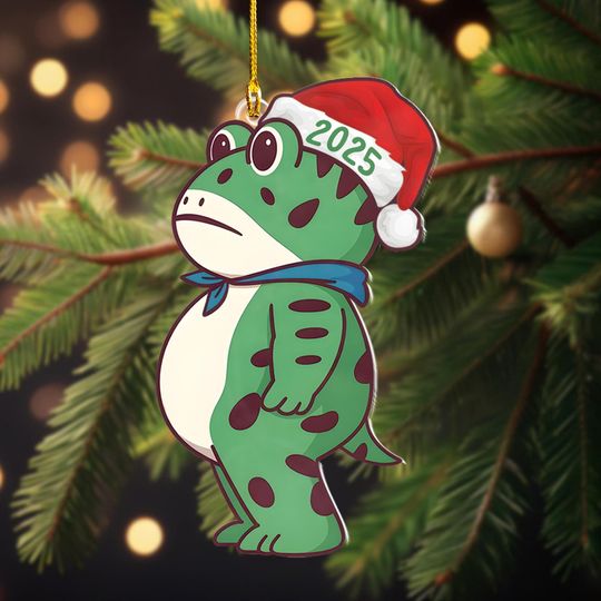 Discover Portland Frog Christmas Ornament, Political Ornament, Freedom Frog Christmas, Funny Liberal, Pro-democrat, Anti Maga, Frog Meme Ornament