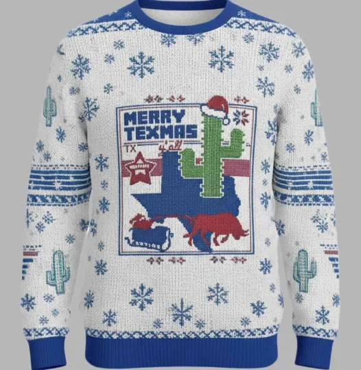 Discover Merry Texmas Y All Christmas Ugly Sweater