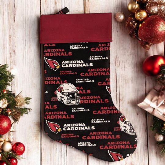 Discover Arizonna Cardinals Christmas Stocking, football Gift, Phoenix Team, Football Fan