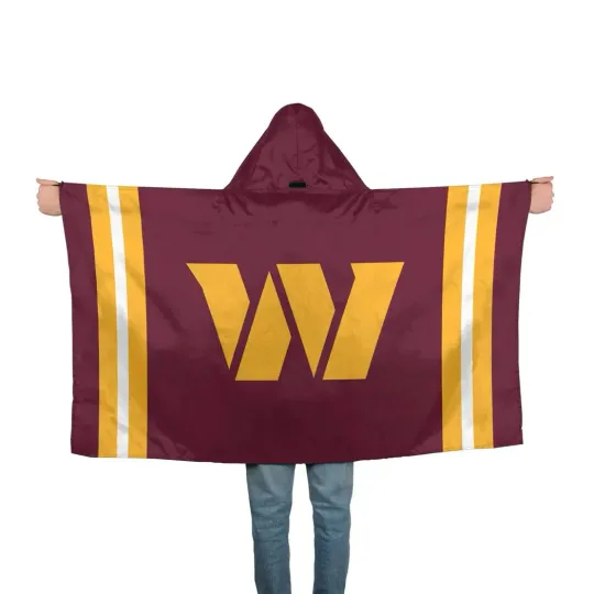 Discover Washington Commanders Hoodie Blanket, Gift for Fan