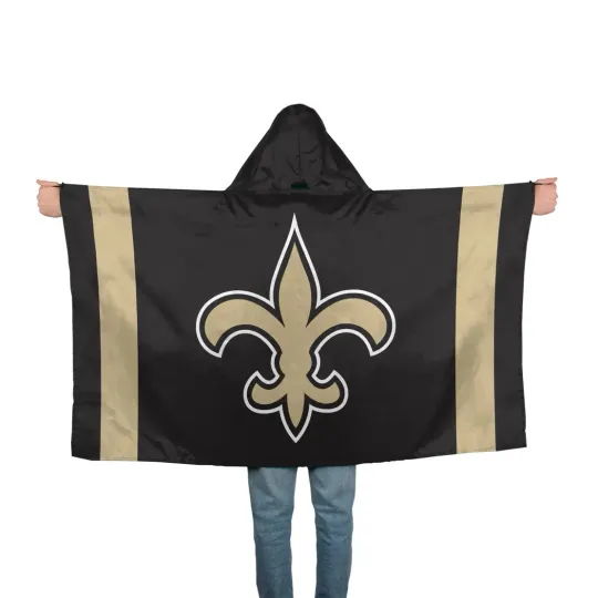 Discover New Orleans Saints Hoodie Blanket, Gift for Fan