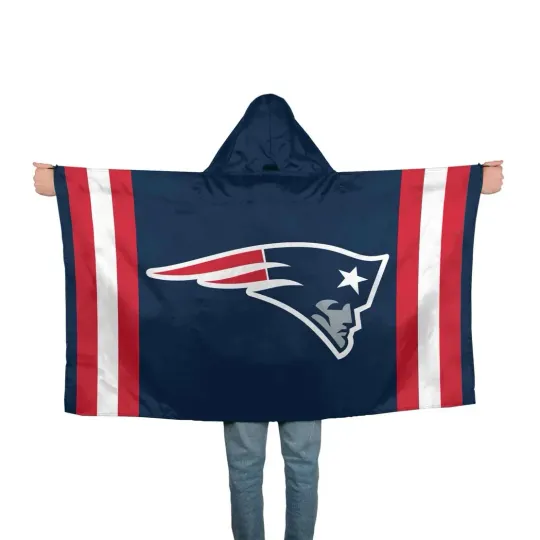Discover New England Patriots Hoodie Blanket, Gift for Fan