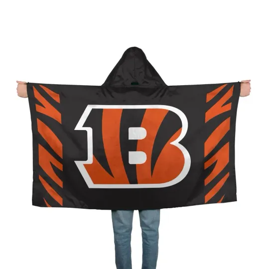 Discover Cincinnati Bengals Hoodie Blanket, Gift for Fan