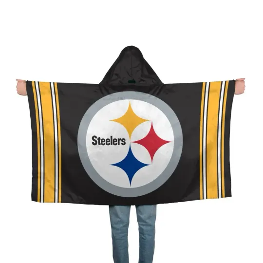 Discover Pittsburgh Steeler Hoodie Blanket, Gift for Fan