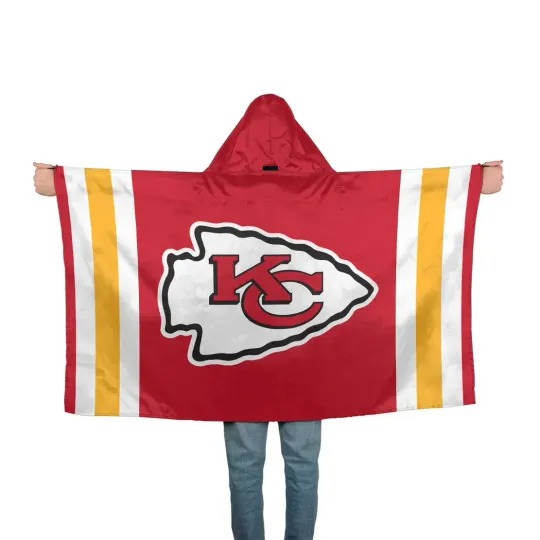 Discover Kansas City Chiefs Hoodie Blanket, Gift for Fan