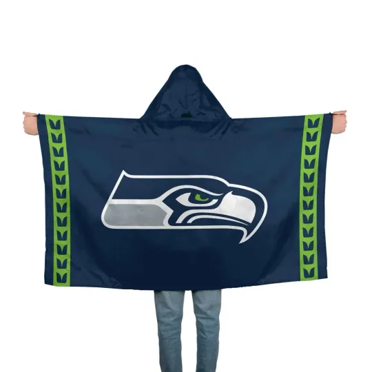 Discover Seattle Seahawks Hoodie Blanket, Gift for Fan