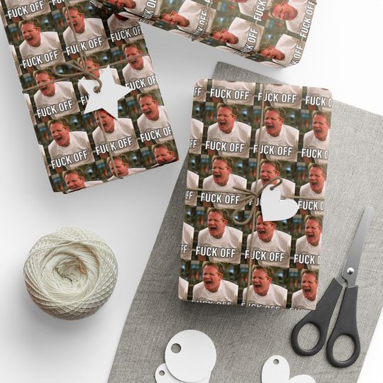 Discover Funny Gordon Ramsey Gift Wrap, Y2K Meme Funny Christmas Wrapping Paper