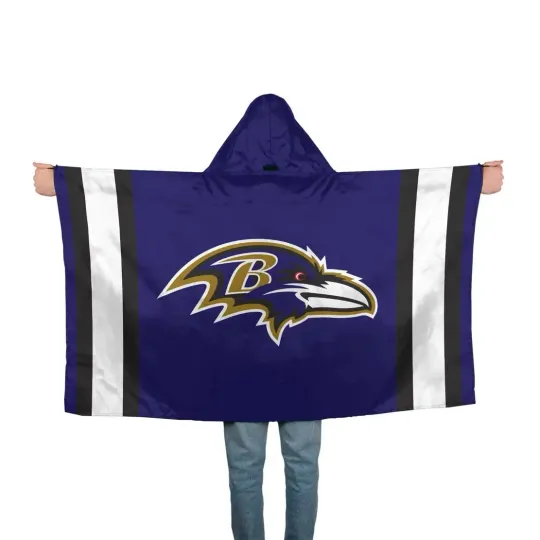 Discover Baltimore Ravens Hoodie Blanket, Gift for Fan
