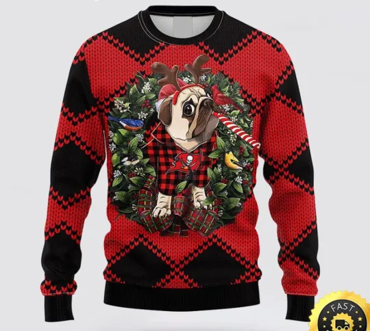 Discover football Tampa Bay Buccaneer Pub Dog Ugly Sweater