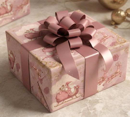 Discover Vintage Santa Gift Wrap, Festive Christmas Wrapping Paper