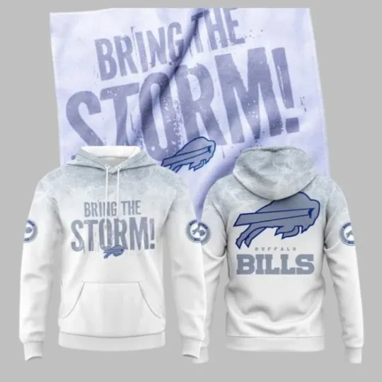 2025 Bring The Storm Buffalo Bill 3D Hoodie, Gift For Fans, Christmas Gift