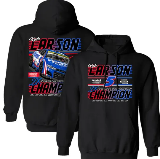 Kyle Larson 2025 Nascar 2X Champion Hoodie, Gift For Fans, Christmas Gift