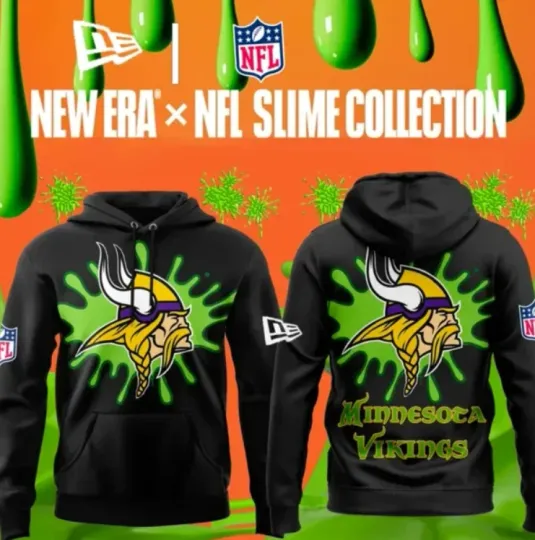 Discover Minnesota Viking Nick 90s Slime Unisex 3D Hoodie, Gift For Fans, Christmas Gift