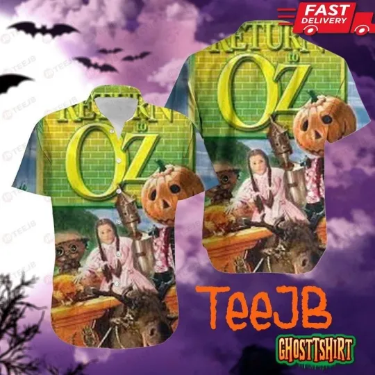 Green Style Dorothy Gale Return To Oz Halloween Hawaiian Shirt