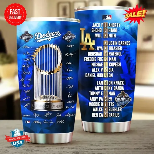 Discover Los Angeles Dodger World Series 2025 Tumbler