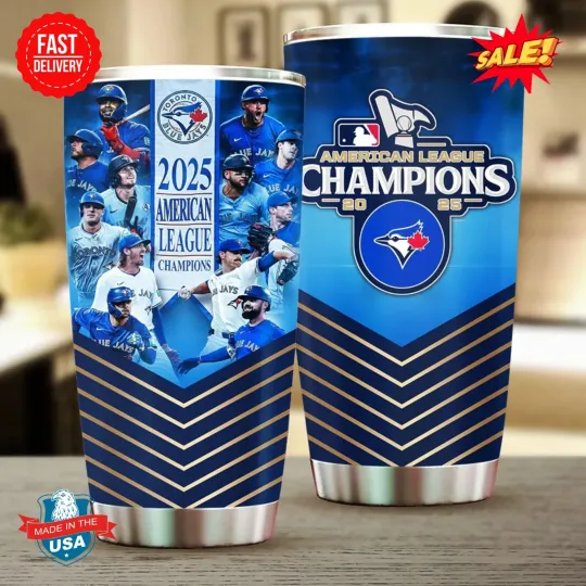 Discover Toronto Blue Jay 2025 American League Champions Tumbler