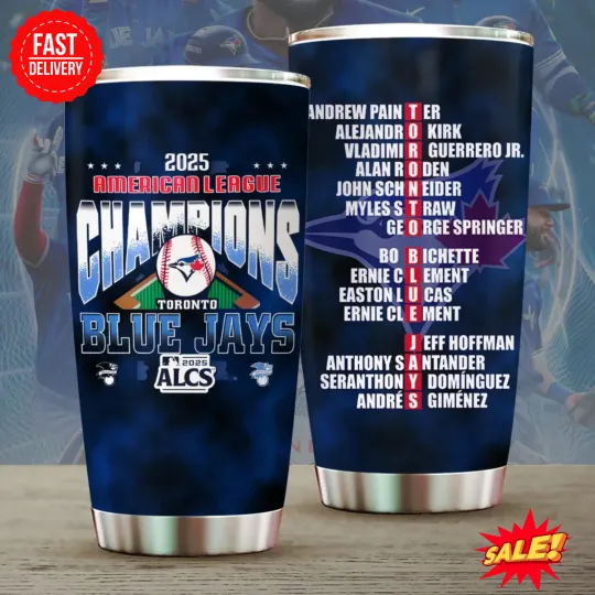 Discover Toronto Blue Jay 2025 American League Champions Tumbler Cup