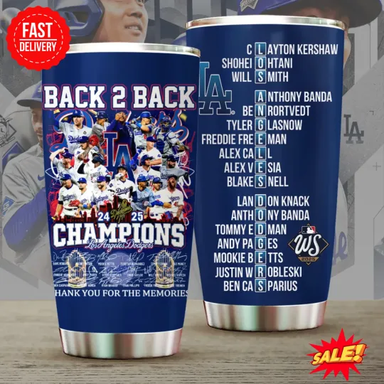 Discover Los Angeles Dodger World Series 2025 Tumbler