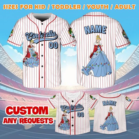 Discover Christmas Princess Cinde Jersey, Cinde Princess Shirt, Disney Princess Gift, Disney Trip Jersey, Princess Cinde Fan Shirt
