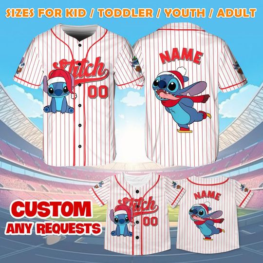 Discover Santa Stitch Shirt, Stitch Christmas Party Jersey, Disney Christmas Trip Shirt, Cute Stitch Gift, Ohana Lilo and Stitch Shirt, Disney Vacay