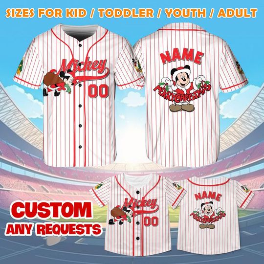 Discover Christmas Mickey Mouse Jersey, Mickey Mouse Christmas Party Shirt, Disney World Christmas Shirt, Mickey Mouse Fan, Family Disney Gift