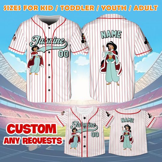 Discover Christmas Princess Jasmine Jersey, Jasmine Aladdin Shirt, Disney Princess Gift, Disney Christmas Trip Jersey, Princess Jasmine Fan Shirt