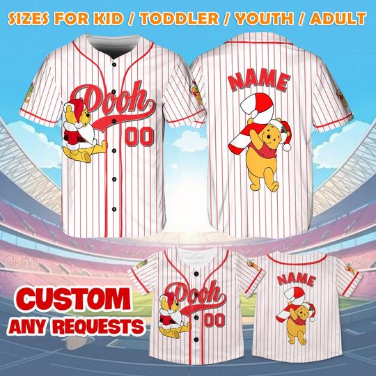 Discover Winnie the Pooh Jersey, Christmas Pooh Bear Shirt, Disney Christmas Trip Shirt, Cute Winnie the Pooh Gift, Friends of Pooh Bear Shirt