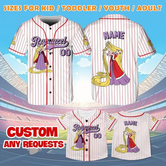 Discover Christmas Princess Rapunzel Jersey, Rapunzel Tangled Shirt, Disney Princess Gift, Disney Christmas Trip Jersey, Princess Rapunzel Fan Shirt