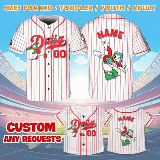 Discover Daisy Duck Jersey Shirt, Mickey and Friends Shirt, Disney World Vacation Jersey, Daisy Duck Fan Gift, Christmas Trip Jersey, Disney Vacation