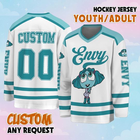 Discover Personalized Envy Inside Out Hockey Jersey, Custom Envy Hockey Jersey