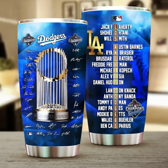 Discover Los Angeles Dodger World Series Champions 20Oz Tumbler Cup