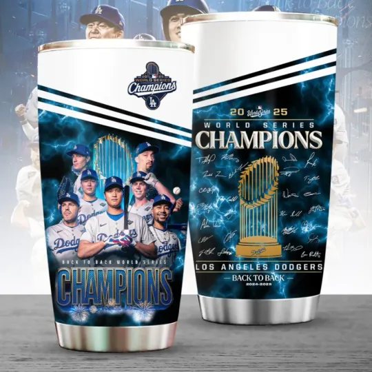 Discover Los Angeles Dodger World Series 2025 20Oz Tumbler Cup