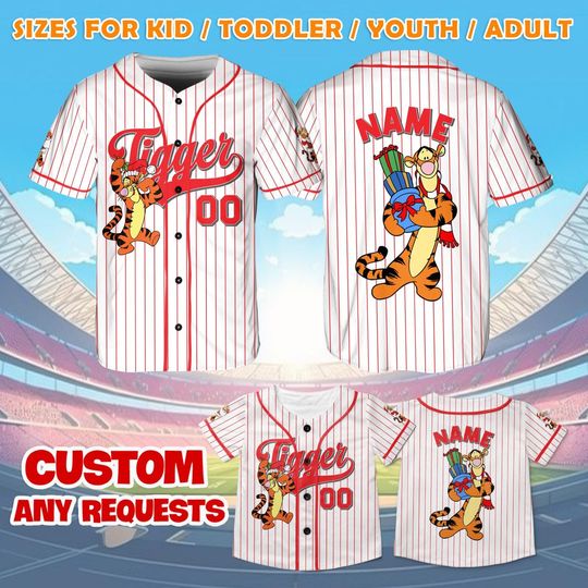 Discover Winnie the Pooh Tigger Santa Shirt, Tigger Christmas Party Jersey, Disney Christmas Trip Shirt, Cute Tigger Gift, Tigger Fan Gift