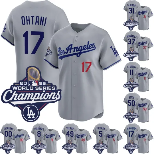 Discover Custom Adult/Youth Alternate Road 2025 World Series Champions Limited Jersey