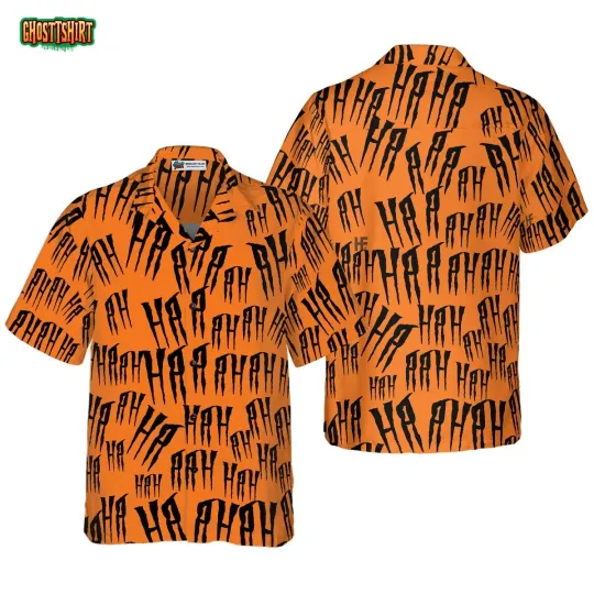 Discover Scary Laugh For Halloween Hawaiian Shirt