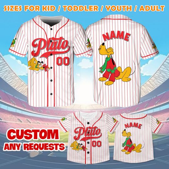Discover Christmas Pluto Disney Shirt, Pluto Dog Christmas Party Jersey, Disney Christmas Trip Shirt, Cute Pluto Gift, Mickey Pluto Fan Jersey