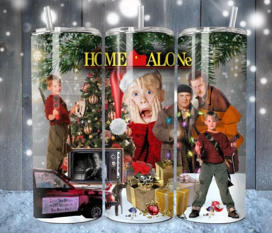 3D Home Alone Christmas Inflated 20oz Tumbler Cup