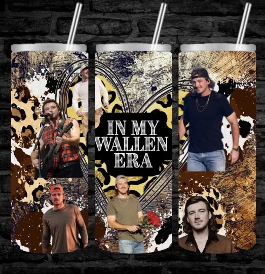 Wallen Western Tour Merch 20oz Stainless Steel Tumbler Cup