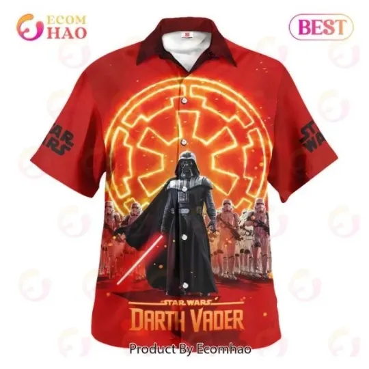 Discover Star Wars Darth Vader Fire Gift For Fans Hawaiian Shirt
