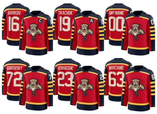 Discover Custom Men's Red 2026 Winter Classic All Stitched Jersey Sz XS-6XL