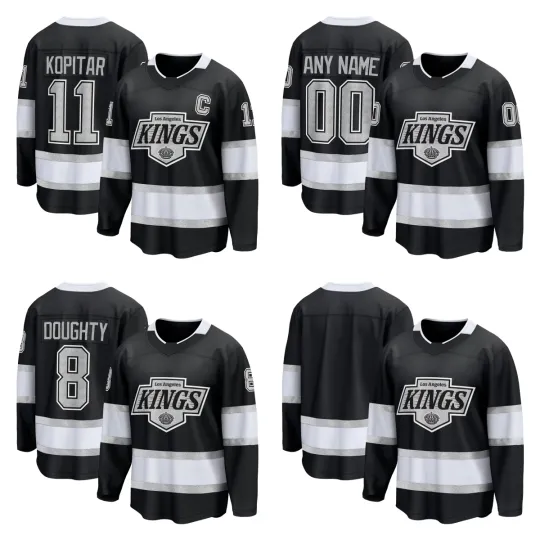 Discover Custom Men's Black Home Breakaway All Stitched Hockey Jersey Sz XS-6XL