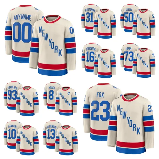 Discover NEW Custom Men's Beige 2026 Winter Classic All Stitched Jersey Sz S-6XL