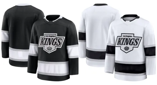 Discover Custom Men's Black 2024-25 Home All Stitched Hockey Jersey Sz XS-6XL