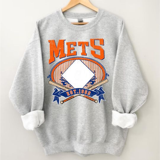 Discover Vintage Mets Baseball Sweatshirt  Retro 1962 Crewneck Sweater