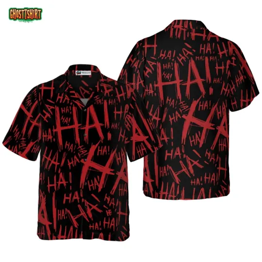Discover Scary Laugh For Halloween V2 Hawaiian Shirt