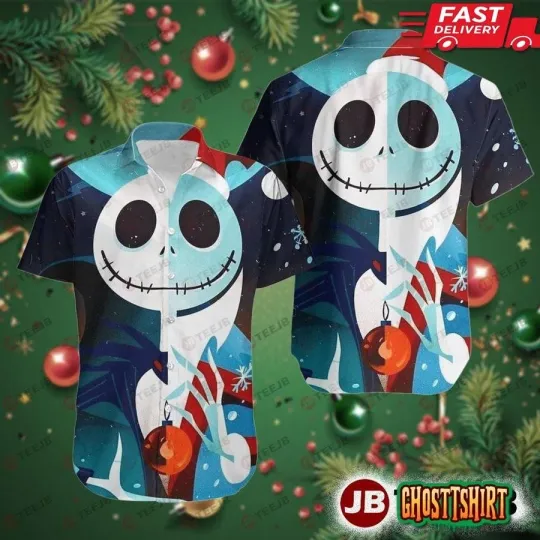 Discover Jack And Grinchh Hawaiian Shirt
