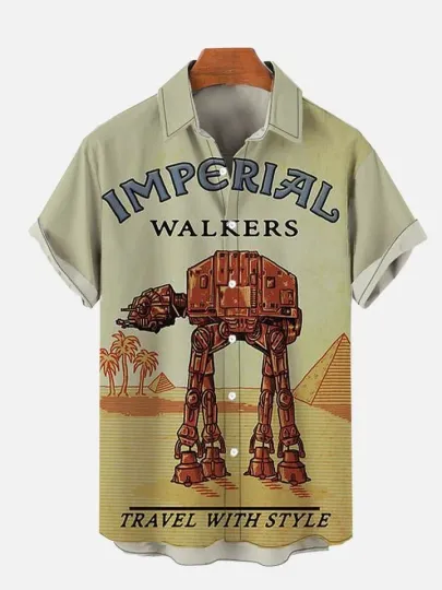 Discover Star Wars Imperial Walkers Character Hawaiian Shirt
