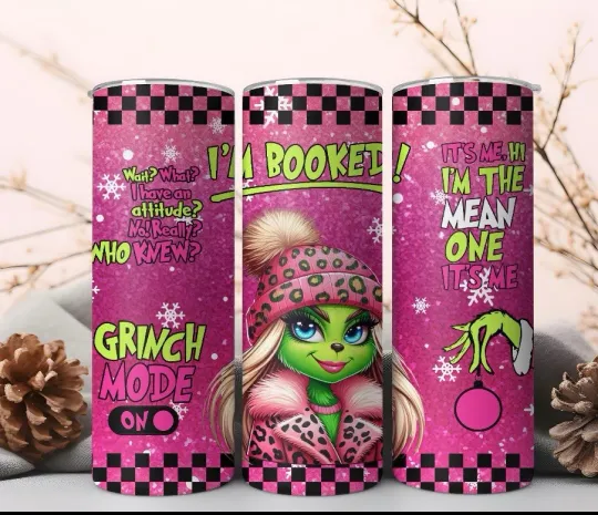 Discover Bougie funny character Christmas 20oz Tumbler Cup